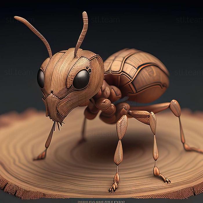 3D model Phalacromyrmex fugax (STL)